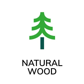 Accoya natural-wood graphic
