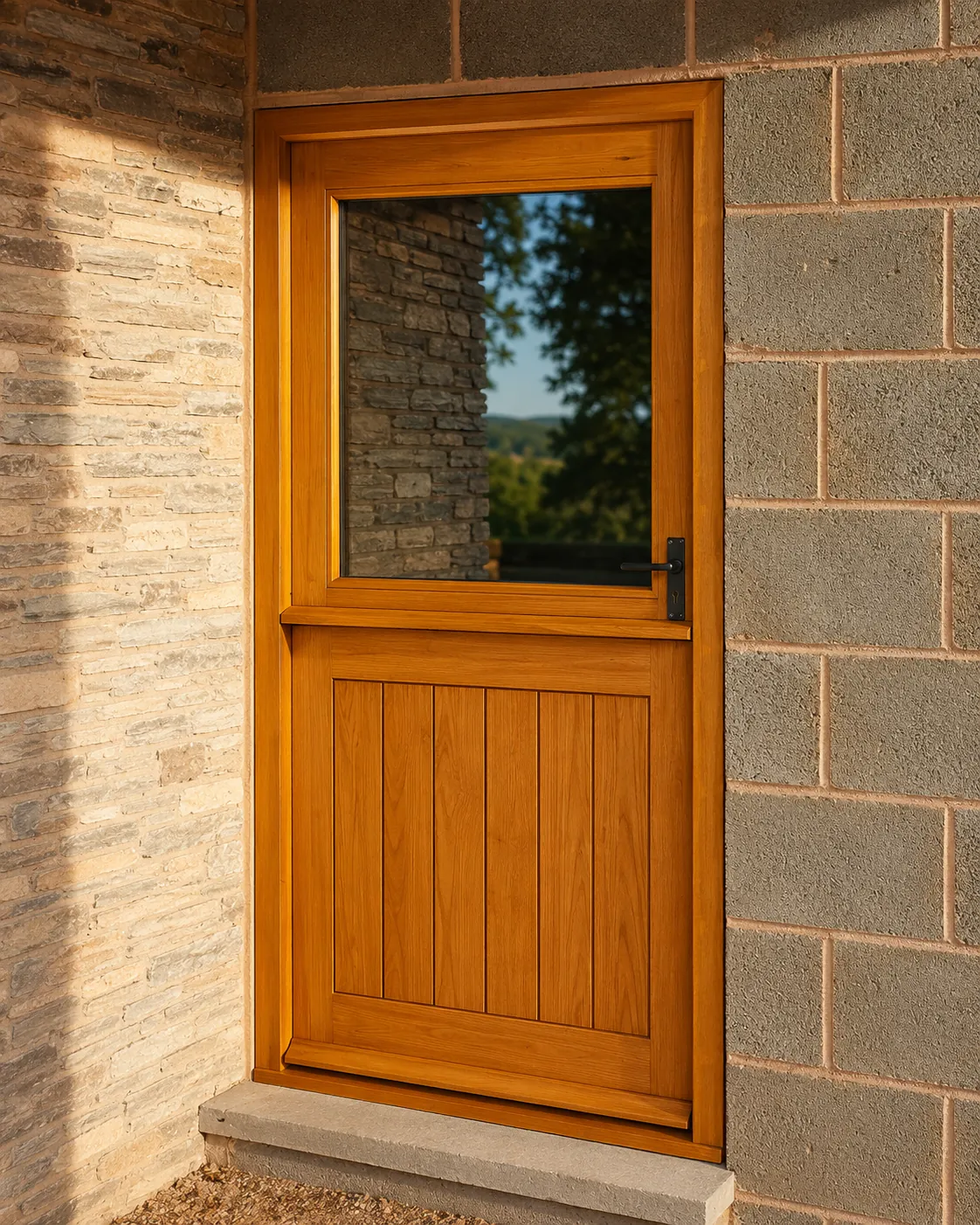Timber stable door